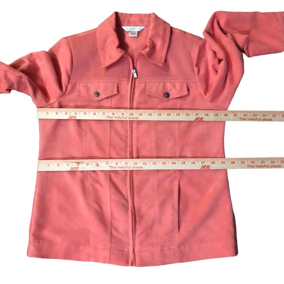 Allison Daley Jacket Womens 8 Used Zip Front - Picture 13 of 14